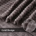 thumbnail image 6 of Simple&Opulence Dark Gray Throw Blanket for Couch-Super Soft Fluffy Blankets for Women 50x70 Inches Cozy Lightweight Fleece Blanket for Home Décor, 6 of 6