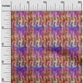 thumbnail image 1 of oneOone Georgette Viscose Orange Fabric Batik Sewing Fabric By The Yard Printed Diy Clothing Sewing Supplies 42 Inch Wide - NG, 1 of 4
