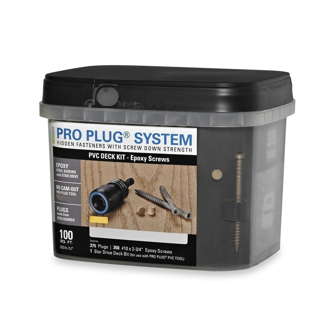 Pro Plug PVC Plugging System for AZEK Rustic Bark Decking Epoxy