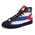 thumbnail image 6 of Cuba America High Top Canvas Shoes Sneakers Black Size 11.5, 6 of 7