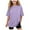 Purple, variant on eileial Girls Short Sleeve T Shirts Kids Summer Oversized Tops Trendy Crewneck Basic Tees,Green 90