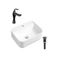 thumbnail image 1 of DROP Bath and Kitchen DR091229 Bathroom Vessel Sink Set, 1 of 4