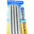 thumbnail image 6 of 4 SUPER WIDE Stainless Steel 9.5" Long x 1/2" Wide Drink Straw Smoothie Thick Milkshake -CocoStraw Brand, 6 of 6