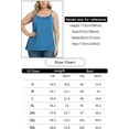 thumbnail image 7 of Vaslanda Women's Cami with Built in Bra Cup Casual Flowy Swing Pleated Tank Top with Adjustable Strap (S-4XL), 7 of 7