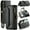 Black, variant on Crossbody for Samsung Galaxy S23 FE Case Wallet【RFID Blocking】with 10-Card Holder Zipper Bills Slot, Soft PU Leather Magnetic Shoulder Wrist Strap for Samsung Galaxy S23 FE Wallet Case Women