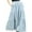 Light Blue, variant on Rdhnmea Womens Denim Long Skirt Stylish Solid High Waist A-Line Jean Skirt
