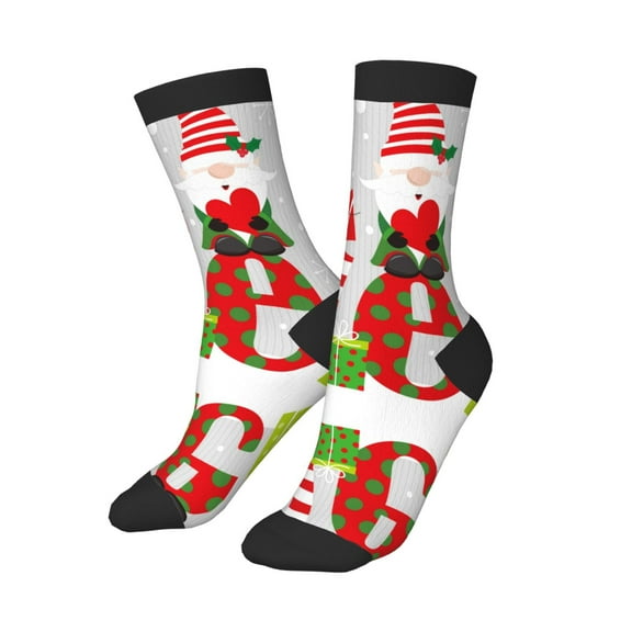 Kids Girls Boys Socks - Christmas Gnome With Love Comfort Breathable Crew Socks for Boys Girls Kids, Soft Athletic Running Socks for Boys Socks 6-10 Years Old