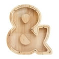 thumbnail image 2 of Personalized Wooden Shape Money Wooden Money Alphabet Model, 2 of 9