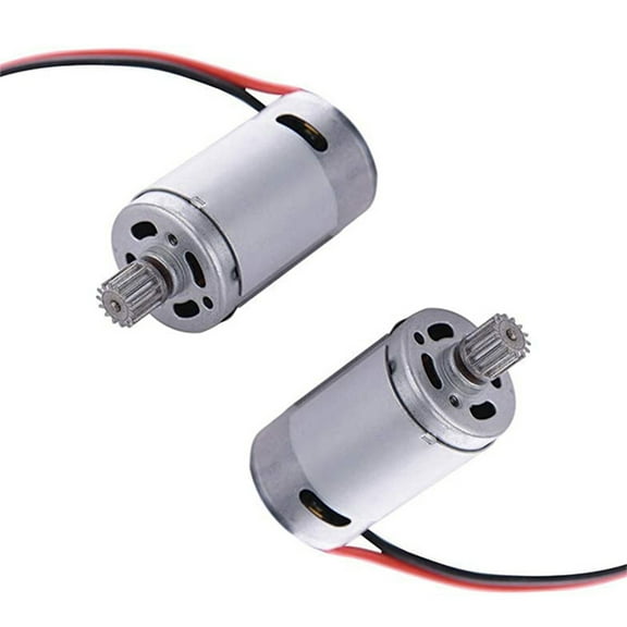 2X 15-DJ01 390 Motor with Gear Car Parts for S911 S912 9115 9116 RC Car 390 Motor Electric Brushed Motor Replacement