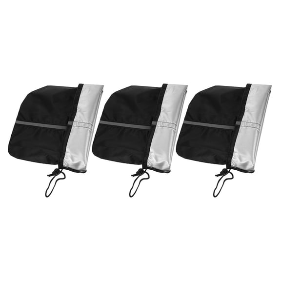 Universal Car Side Mirror Covers Made of Oxford Cloth for Protection of 3 Fits Most Vehicles