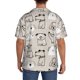 thumbnail image 3 of Balery Puppy Camisa Casual de Manga Corta con Botones para Hombre, Texturizada, Estilo Cubano, para Playa, Verano-X-Large, 3 of 5