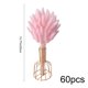thumbnail image 3 of 60 Piezas Colas Falsas de Conejo Tallos de Hierba Pampa - Ramas Florales Secas Rosa y Blanco, 12.6 Pulgadas Centro de Mesa para Bodas Boho, Juego de Decoración para el Hogar con Jarrón, 3 of 6