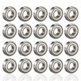 thumbnail image 1 of Roulements à Billes 608ZZ, ABEC 7, 20 Pcs Roulements à Billes Rapides de Haute Qualité pour Patins à Roulettes, Planche à Roulettes, Longboard, Waveboard, 8 x 22 x 7 mm, 1 of 4