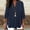 Navy, variant on Endives Womens Linen Shirts 3/4 Length Sleeve Womens Shirt Blouses Spring Tops 2026 Beach Vacation Summer Navy