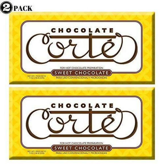 Chocolate Cortes Sweet Chocolate (2 Pack) 7 oz each