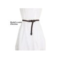 thumbnail image 5 of Unique Bargains Ceinture Fine Tressée Ajustable à Boucle à Ardillon Simple pour Femme, 5 of 5