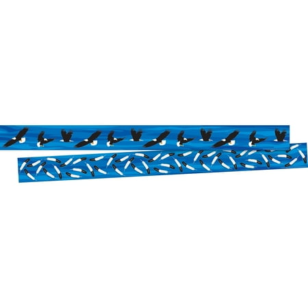 UPC: 0704068009318 | BARKER CREEK Double-Sided Border  Sea & Sky Bald Eagles  for Bulletin Boards  Reception Areas  Halls  Break Rooms  Office  School  Home Learning Decor  3” x 35’ (931)