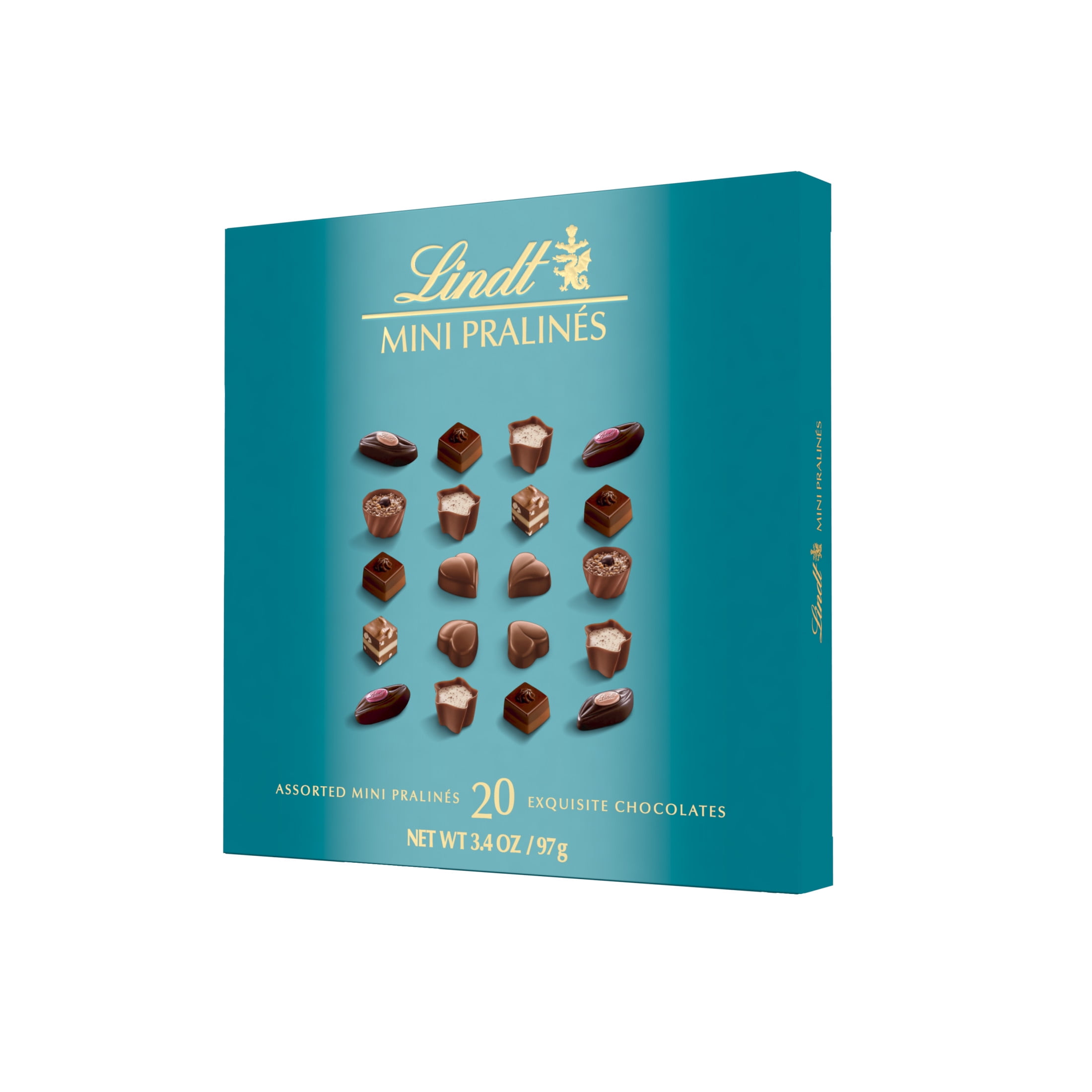 Lindt Mini Pralines Assorted Chocolates 3.4 oz Gift Box - Walmart.com