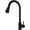 Black, variant on Touch Sensor Kitchen Sink Mixer Faucet with Pull Out Sprayer, Kitchen Faucets Stainless Steel Swivel Hot and Cold Water Multifunction Sink Faucet-Black
