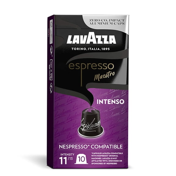 Lavazza Espresso Intenso Coffee Capsules X10 57G Imported from Britain