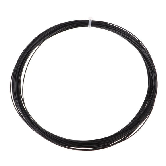 10m/Reel Badminton Racquet String High Elastic Repair 0.7mm Black