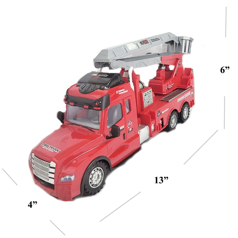 BLUEBLOCK Remote Control 1:15 Scale Big Rig Truck featuring Basket