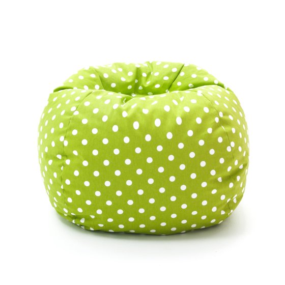 Comfort Research Medium Twill Bean Bag Chair - Green with ...