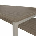 thumbnail image 4 of Hybrid 72W x 24D Computer Table Desk in Modern Hickory - Engineered Wood, 4 of 7