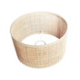 thumbnail image 3 of Pantalla de lámpara ecológica Matsuzay de Madera de bambú amarilla 22x14cm, 3 of 6