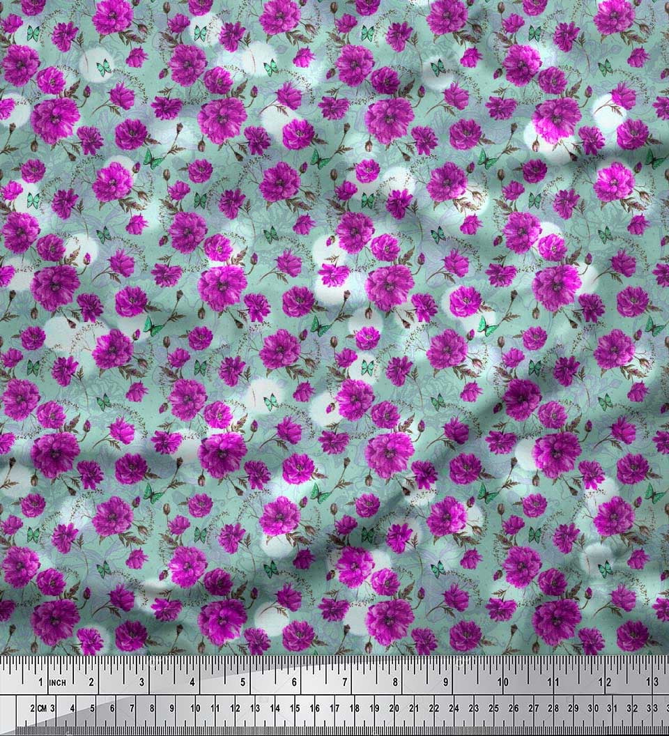 Nature's Nexus Purple 42 Inch Cotton Poplin Pre Order