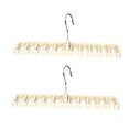 thumbnail image 4 of GOOHOCHY Scarf Organizer Iron Abs 2Pcs 12X3In, 4 of 8