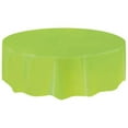 thumbnail image 2 of Soumake Peva Disposable Waterproof Solid Color Party Round Tablecloth Table Covers Household, 2 of 7