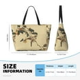 thumbnail image 4 of Easygdp Vintage Bird Bolsa de Viaje de Playa de Gran Capacidad, Bolsa Tote Perfecta para la Playa, Escapadas de Fin de Semana y Viajes, 4 of 7