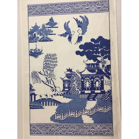 2 Blue Willow Kitchen Dish Towels By Cotton Linen Finds And 2 Blue Willow Kitchen Dish Towels By Cotton Linen Finds And Furnishings