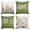 D, variant on Sm:)e Cherry Blossom Sakura Spring Pillow Cover Set of 4 - 18x18 Inch Polyester Decorative Cushions, PInk