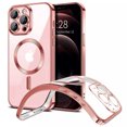thumbnail image 1 of [PST] iPhone 16 Pro Max Case, Hybrid TPU Back Cover with Magnetic Wireless Charging (MagSafe Compatible), 1 of 4