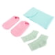 thumbnail image 4 of Calcetines hidratantes para el cuello, reparadores de Gel hidratante reutilizable, coderas, rosa, azul y verde, 4 of 8