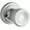Chrome, variant on Kwikset 788A-3 Abbey Reversible Non-Turning One-Sided Dummy Door Knob - Brass