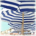 thumbnail image 2 of Charlie Carter 4x14 White Modern Wood Framed Wall Art Titled - Beach Club, 2 of 5