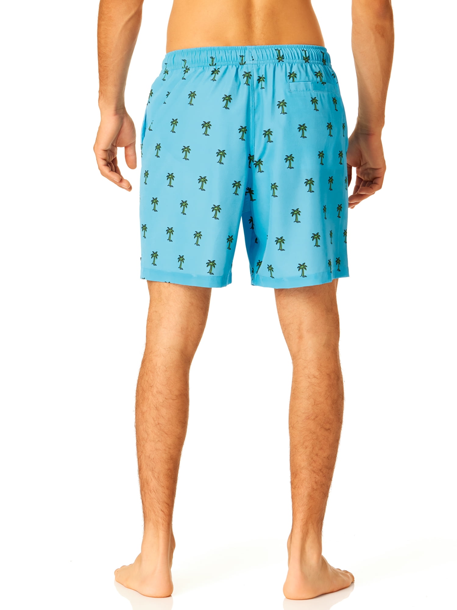 Rugged Shark Men's & Big Men's Swim Trunks, 7" Inseam, Sizes S-3XL