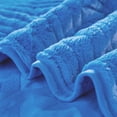thumbnail image 7 of Home Soft Things 4 Piece Tatami Quilted Faux Fur Bedspread - Palace Blue - Oversize King (120" x 120"), 7 of 7