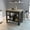 Black Light Oak Multicolor, variant on Black Kitchen Island / Spacious Storage for Kitchen and Cooking Items