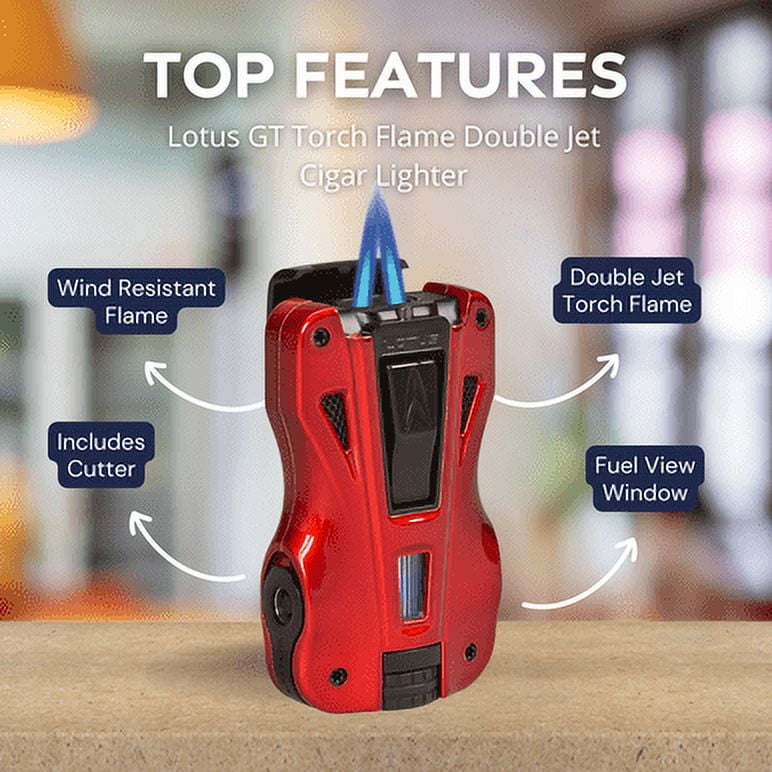 Lotus GT Twin Pinpoint Flame Lighter