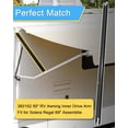 thumbnail image 2 of 383152 50" RV Awning Inner Drive Arm ,50"x1.75" Aluminum Rail Anti-Rust Awning Pitch Arm Fit for Solera Regal 69" Assemblie, 2 of 6