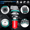 thumbnail image 5 of YZHIDIANF Fuel Injectors FJ100 Fits For Buick, For Chevy, For GMC, For Isuzu | 92-97 Cavalier, 94-97 S10, 93-96 Century, 5 of 11