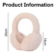 thumbnail image 2 of Cache-oreilles Pliables pour Femmes Temps Froid Cache-Oreilles Moelleux Bande Chaude d'Hiver Mignons Réchauffe-Oreilles Amples, 2 of 5