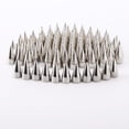 thumbnail image 5 of 100 PCS DIY nails / rivets ball PUNK clothing customization Silver 7x15mm, 5 of 5
