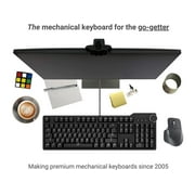 Das Keyboard Backlit Full size USB Type C Standard Keyboard, Black