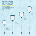 thumbnail image 2 of KitchenKey Upgrades Swimming Pool Leaf Net Skimmer Rake with Adjustable Aluminum Pole and Nylon Medium Fine Mesh for Cleaning Swimming Pools, Hot Tubs, Spas and Fountains, 2 of 9