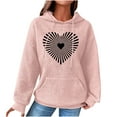 thumbnail image 2 of Qiopertar Chandail en Molleton à Manches Longues Col Rond Imprimé pour Femmes, Ample, Pull, Blouse en Solde, Livraison Gratuite à Moins de 5$, jusqu'à 90 % de Réduction, 2 of 4